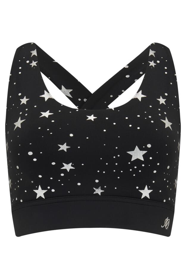 Energy Star Foil Crop Top