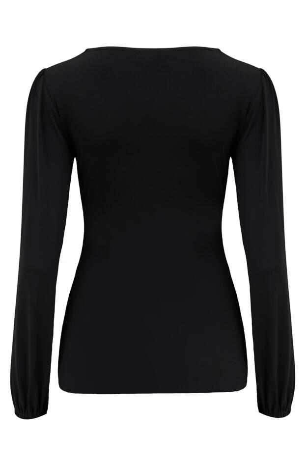 Bianca Cut Out Detail Slinky Stretch Top