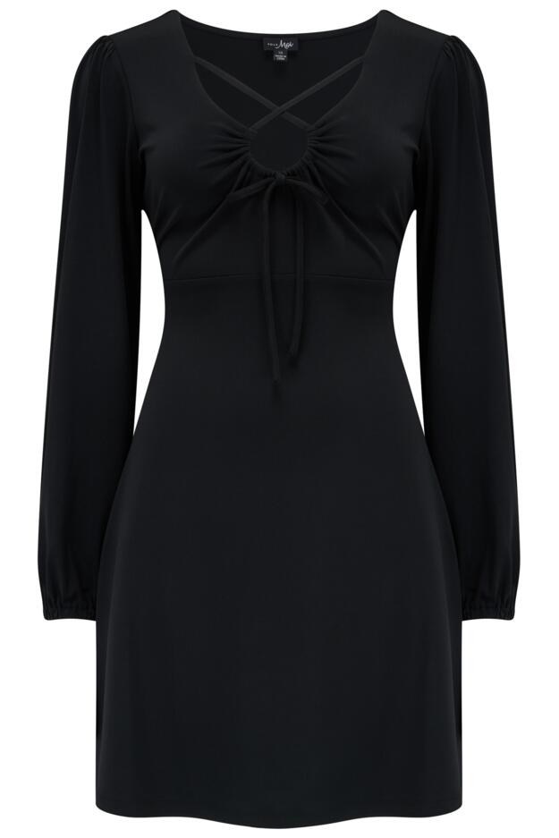 Bianca Cut Out Detail Slinky Stretch Dress