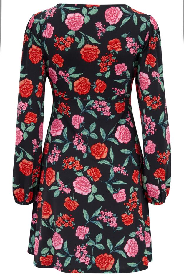 Bianca Cut Out Detail Slinky Stretch Dress