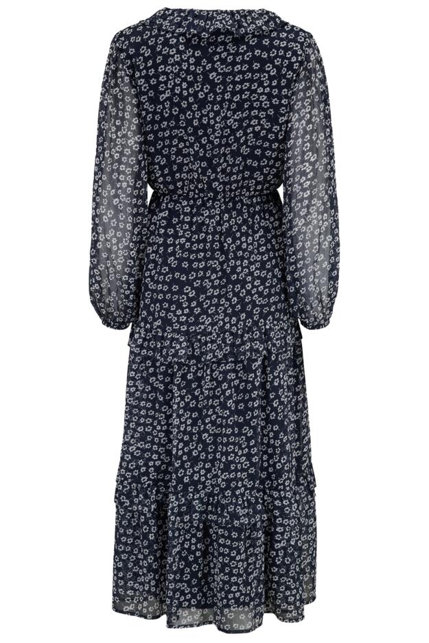 Lily Fuller Bust Chiffon Frill Midaxi Dress