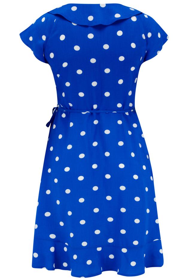Woven Frill Wrap Dress