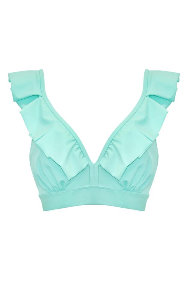 Space Frill Hidden Wire Convertible Bikini Top