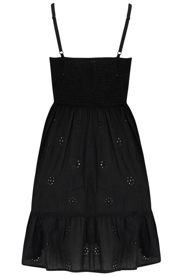 Strappy Tie Front Broderie Beach Sundress