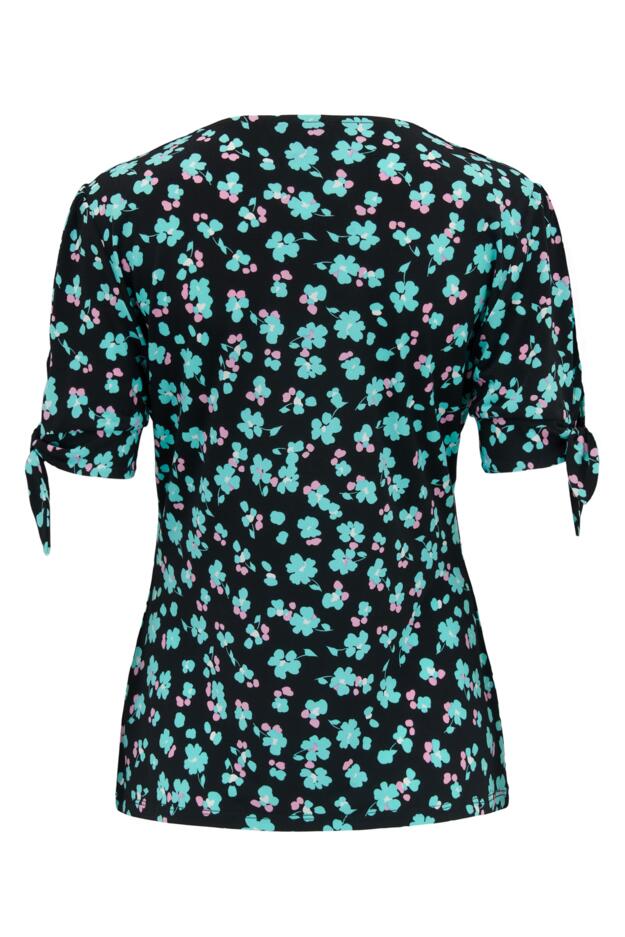 Bella Fuller Bust V-Neck Slinky Stretch Top