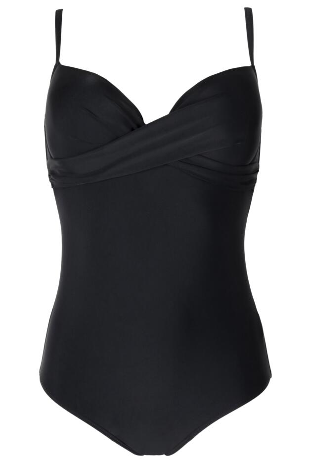 Free Spirit Lightly Padded Underwired Twist Front Tummy Control Swimsuit 