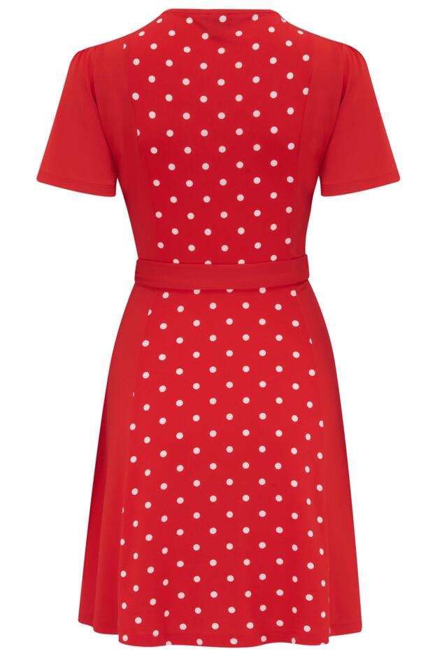 Priya Slinky Jersey Panel Short Sleeve Dress