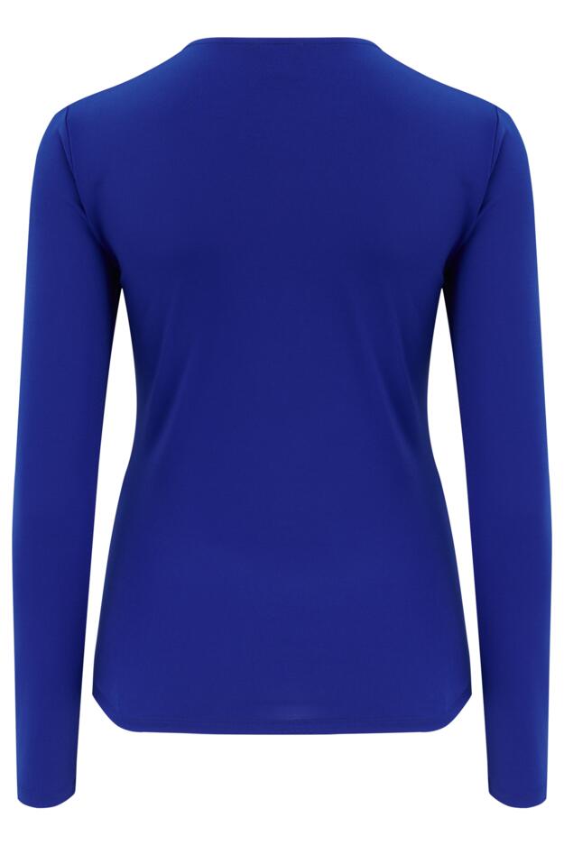 Bryony Fuller Bust Slinky Jersey Long Sleeve Wrap Top