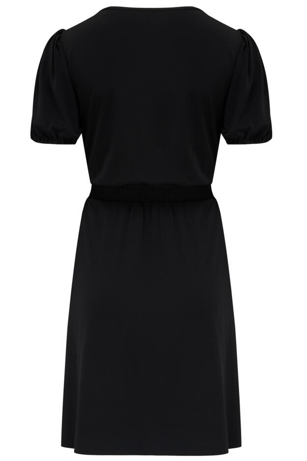 Evangeline Fuller Bust Gathered Neckline Slinky Jersey Dress