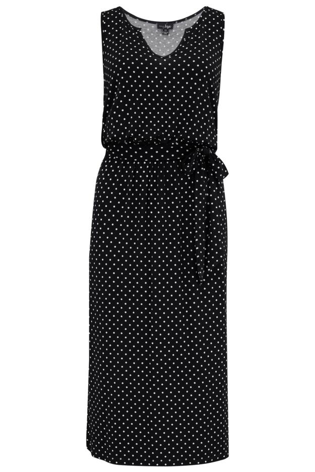 Jessie Fuller Bust Notch Neck Stretch Midi Dress