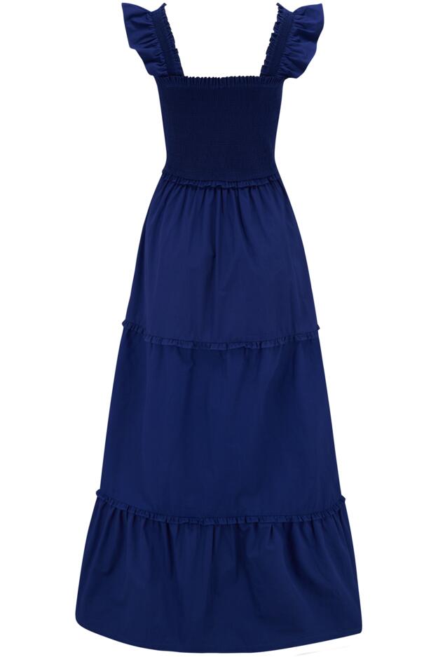 Lucy Cotton Poplin Tiered Maxi Dress