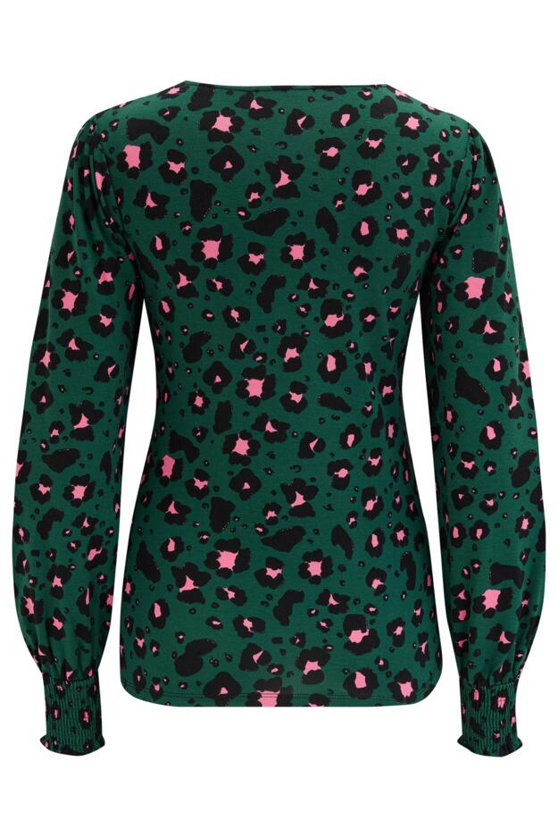 Lucinda Fuller Bust Jersey Lace Detail Long Sleeve Top