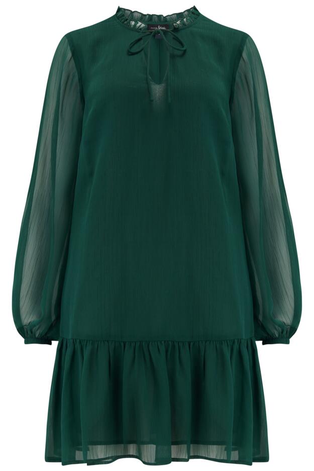 Sian Chiffon Long Sleeve Tiered Boho Dress