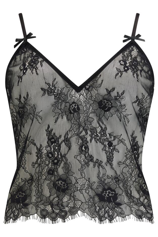 For Your Eyes Only Lace Cami and Short Set