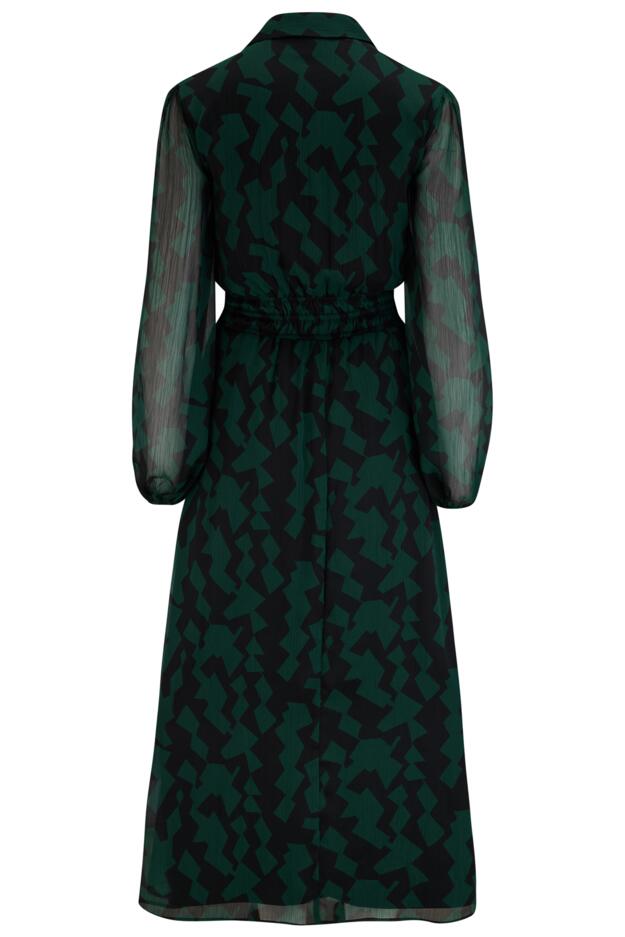 Willow Chiffon Long Sleeve Midaxi Shirt Dress