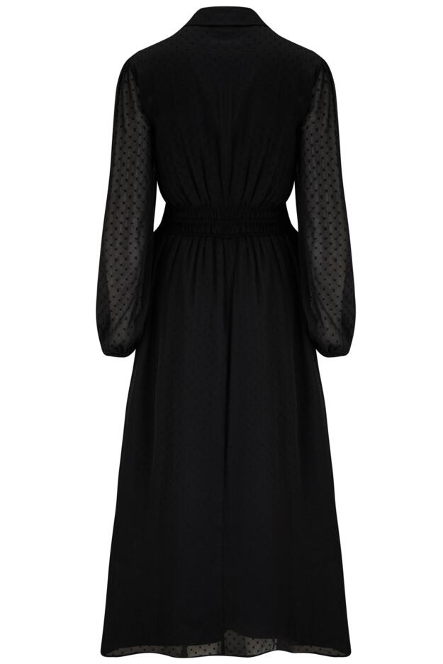 Willow Chiffon Long Sleeve Midaxi Shirt Dress