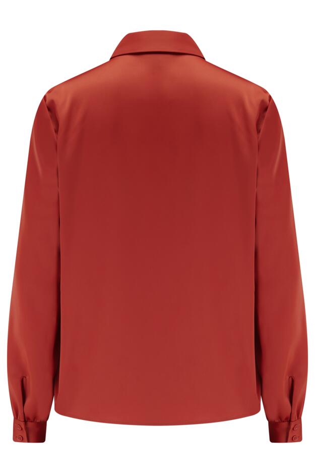 Millie Fuller Bust Satin Woven Shirt 