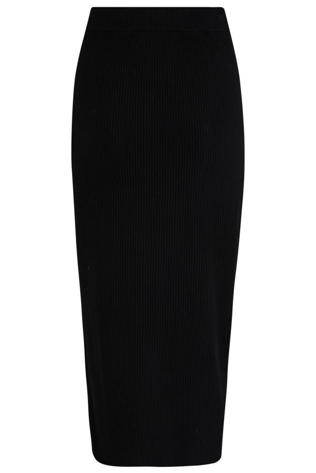 Beth Rib Knit Midi Skirt