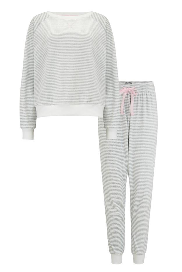 Cosy Fleece Sweatshirt and Jogger Pyjama Set