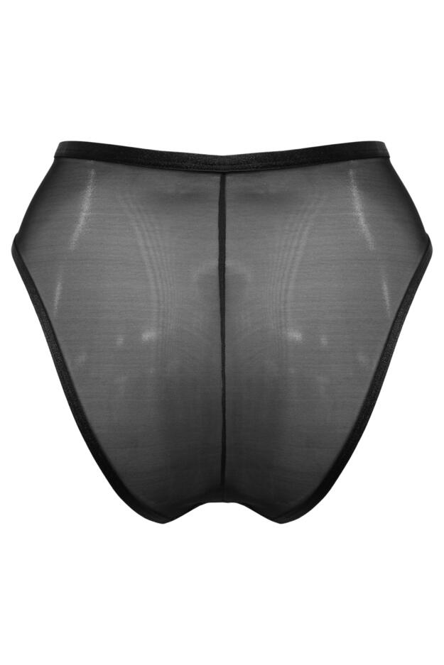 Icon Velvet High-Waist High Leg Brief