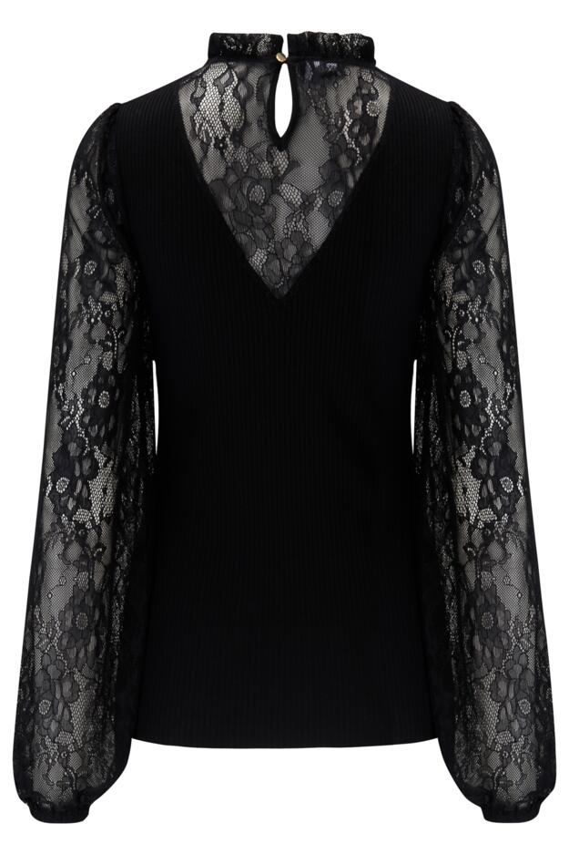 Dakota Lace Sleeve Knit Jumper