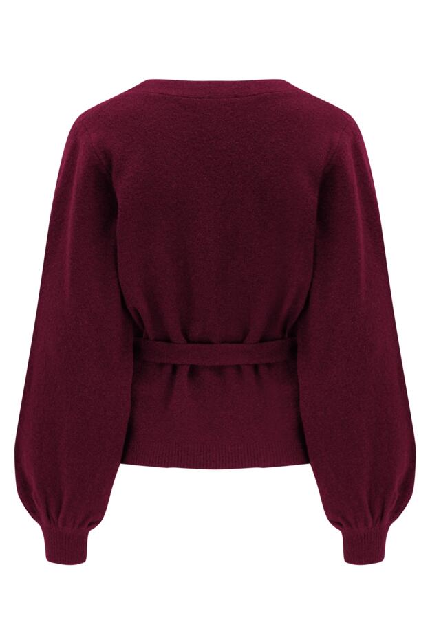 Elle Fuller Bust Knit Wrap Top