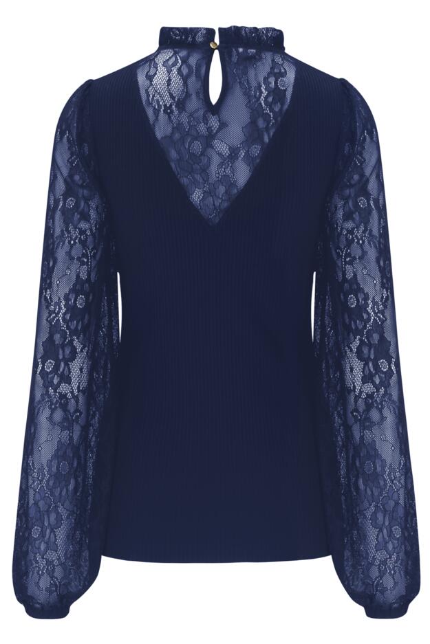 Dakota Lace Sleeve Knit Jumper