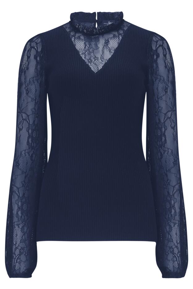 Dakota Lace Sleeve Knit Jumper