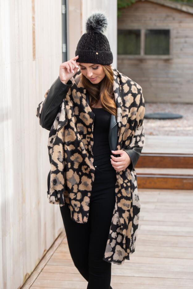 Oversized Printed Supersoft Scarf 