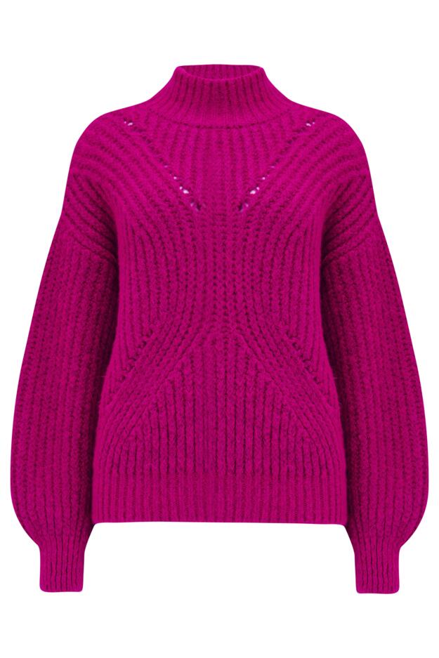 Hayley Chunky Knit High Neck Jumper
