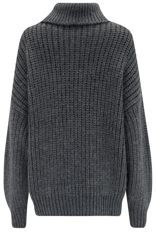 Alice Chunky Cable Knit Roll Neck Knit Jumper