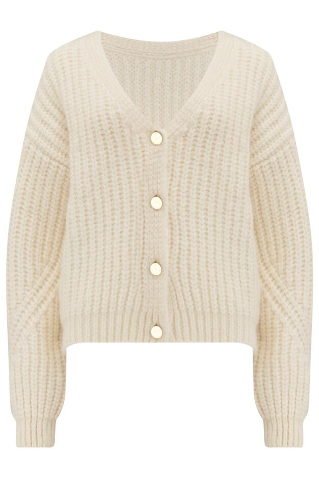Kelsey Chunky Knit Button Through Cardigan