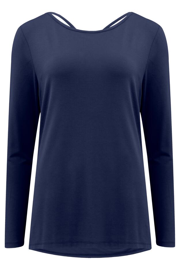 Cross Back Jersey Yoga Top