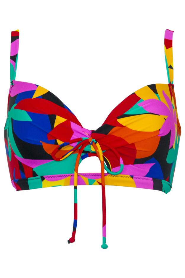 Maya Bay Padded Underwired Tie Bikini Top