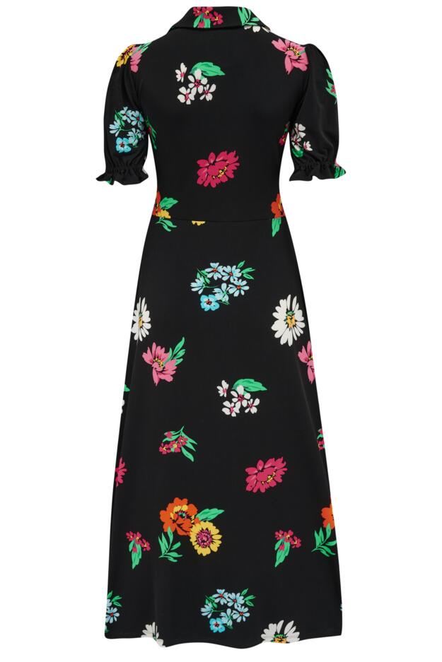 Delphi V-Neck Slinky Stretch Midaxi Dress