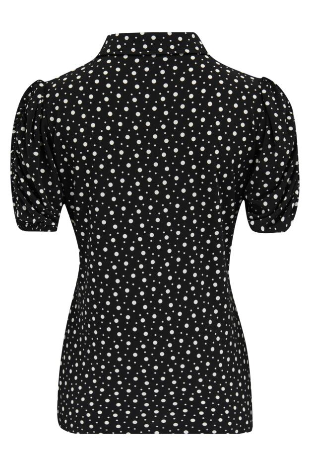 Jodie Fuller Bust Slinky Stretch Half Button Top
