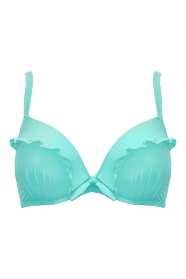 Bermuda Underwired Padded Frill Bikini Top