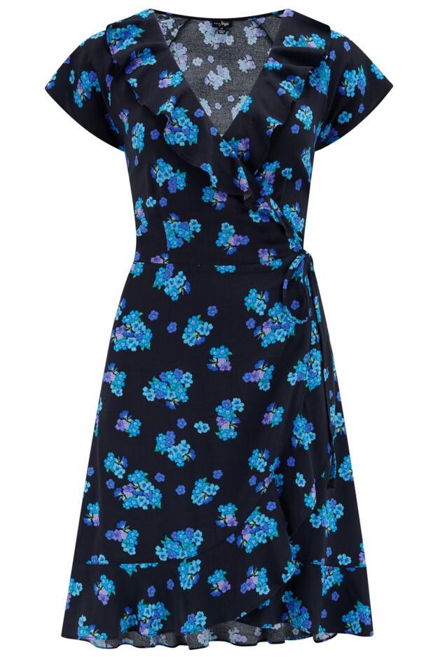 Frill Wrap Beach Dress 