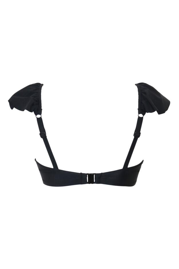 Bermuda Underwired Non-Padded Frill Bikini Top