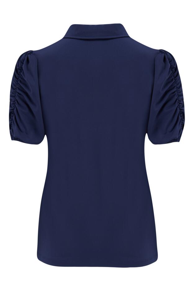 Jodie Fuller Bust Slinky Stretch Half Button Top
