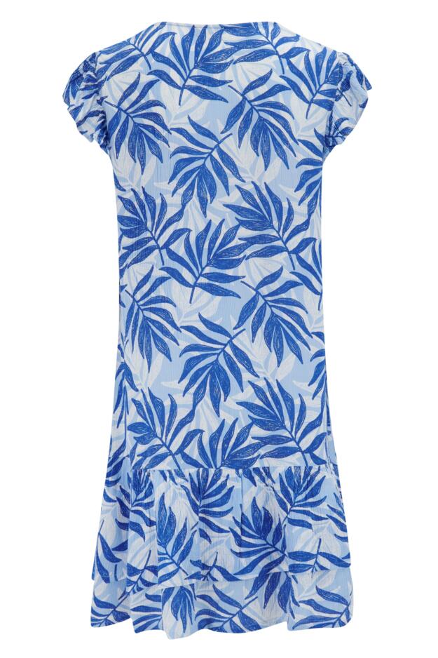 Crinkle Frill Swing Beach Dress