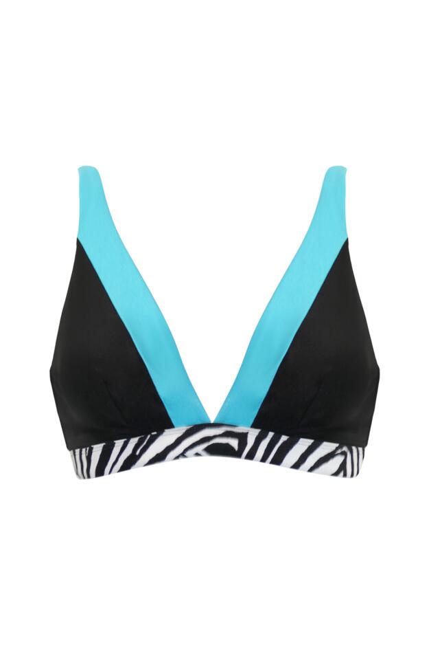 Palm Springs Colour Block Non-Wired Bikini Top