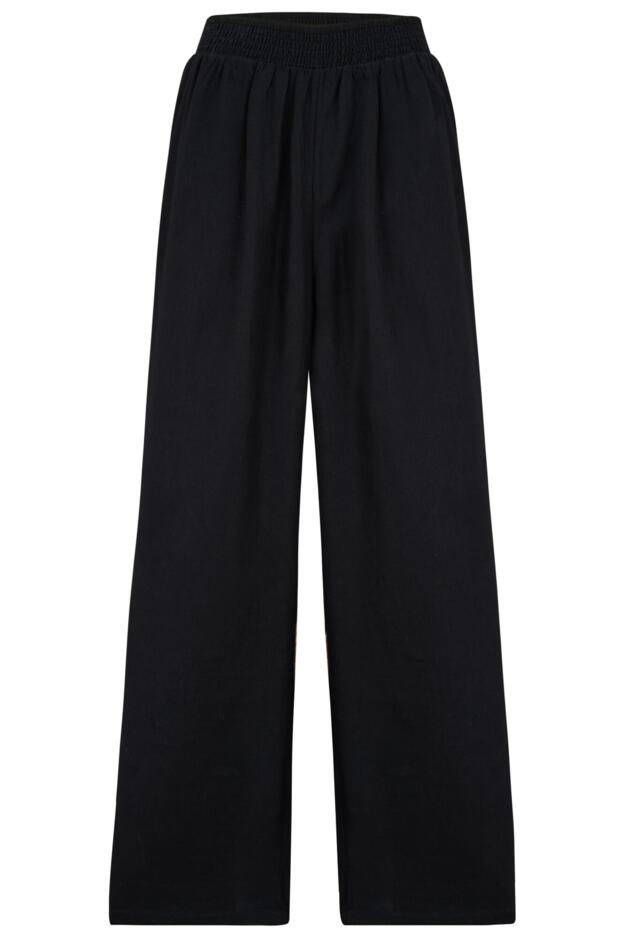 Quinn Shirred Waist Linen Blend Co-Ord Trouser