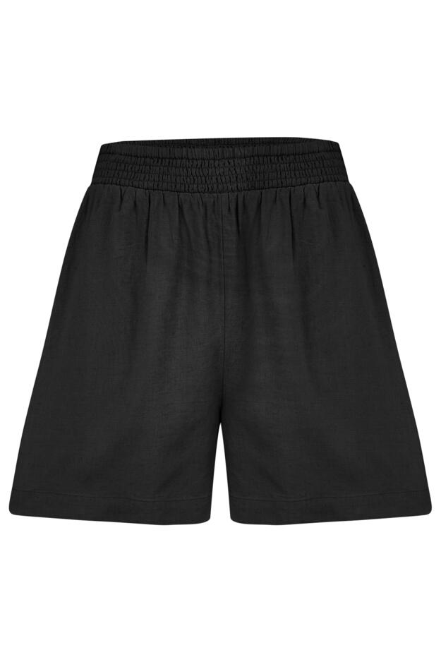 Bree High-Waist Linen Blend Elasticated Co-Ord Short 