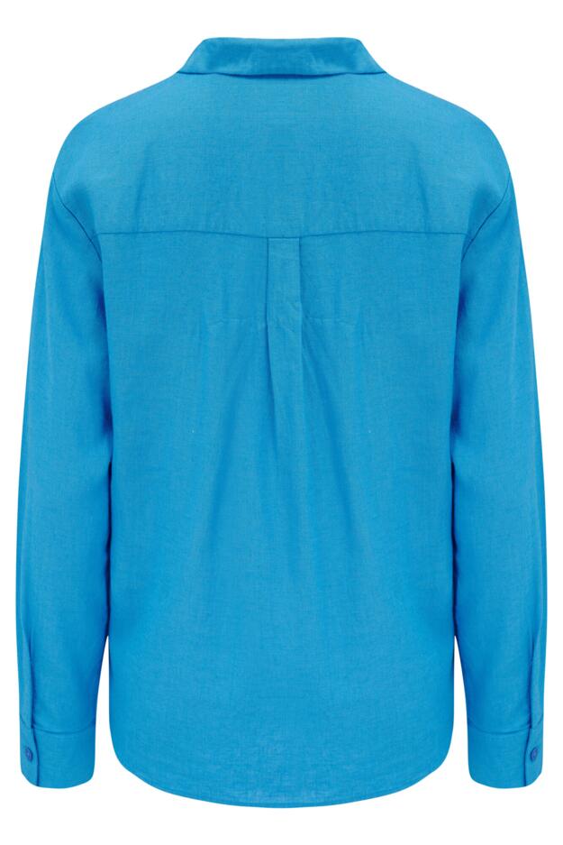 Wren Button Through Linen Blend Long Sleeve Co-Ord Shirt 