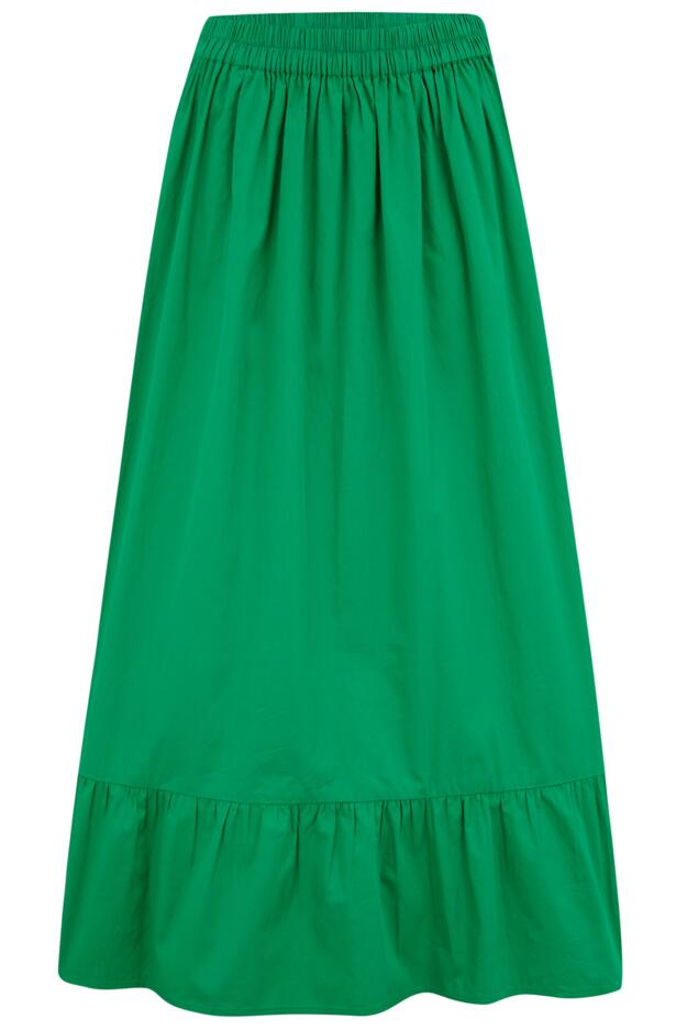Susan Cotton Poplin Tiered Hem Midaxi Co-Ord Skirt