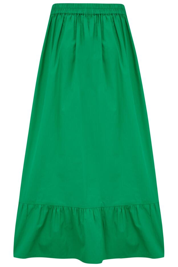 Susan Cotton Poplin Tiered Hem Midaxi Co-Ord Skirt
