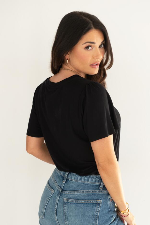 Serena V-Neck Jersey T-Shirt