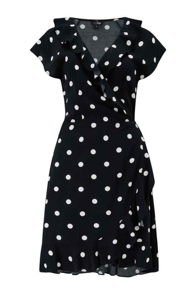 Frill Wrap Beach Dress 