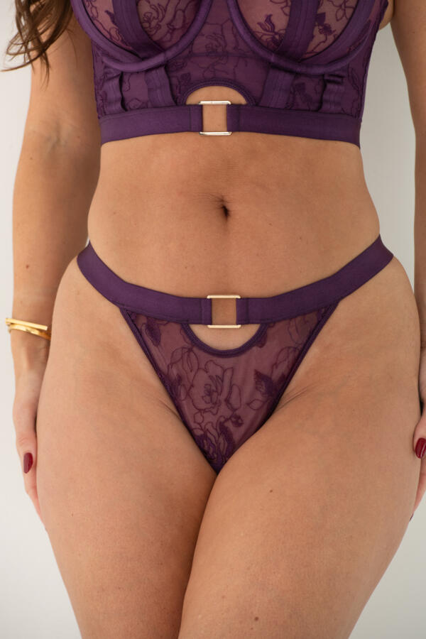 India Embroidery Thong